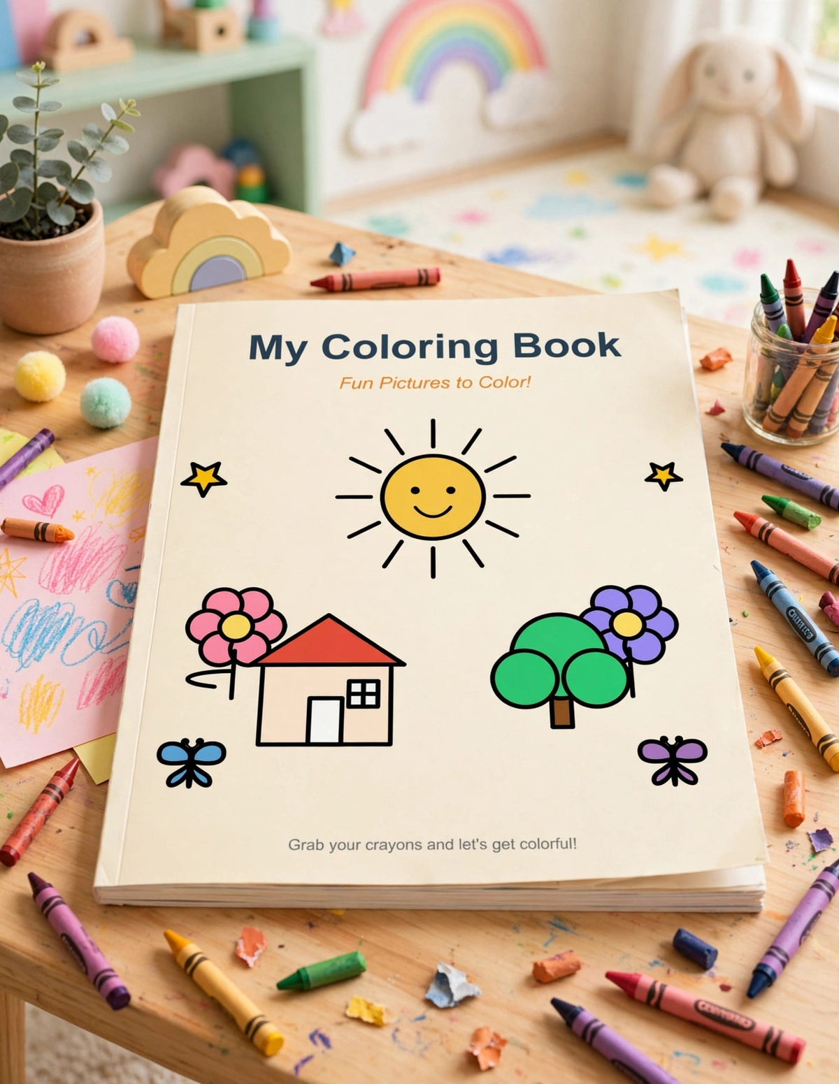 My Coloring Book - Fun Pictures to Color! | Cute & Simple Coloring Book for Toddlers & Preschool Kids
